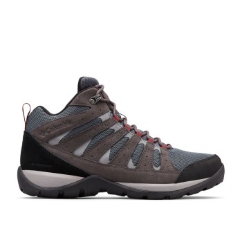 Columbia Wandelschoenen Heren, Redmond V2 Mid Waterproof DiepGrijs Rood, 98NAILVQK